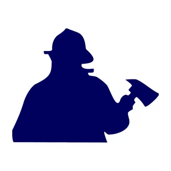 Samolepící dekorace SAMOLEPKA Hasič 004 pravá (23 - tmavě modrá) NA AUTO, NÁLEPKA, FÓLIE, POLEP, TUNING, VLASTNÍ TEXT, TISK, AUTOSAMOLEPKY.cz, POLEPY, OBRÁZEK, LOGO, SAMOLEPKY