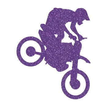 Samolepící dekorace SAMOLEPKA Motorka 020 pravá motokros (87 - Ultra Metalic fialová) NA AUTO, NÁLEPKA, FÓLIE, POLEP, TUNING, VLASTNÍ TEXT, TISK, AUTOSAMOLEPKY.cz, POLEPY, OBRÁZEK, LOGO, SAMOLEPKY