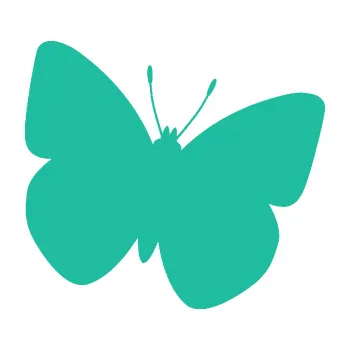 Samolepící dekorace SAMOLEPKA Motýl 011 pravá (25 - tyrkysová) NA AUTO, NÁLEPKA, FÓLIE, POLEP, TUNING, VLASTNÍ TEXT, TISK, AUTOSAMOLEPKY.cz, POLEPY, OBRÁZEK, LOGO, SAMOLEPKY