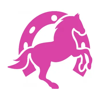 Samolepící dekorace SAMOLEPKA Kůň 033 pravá podkova (16 - růžová) NA AUTO, NÁLEPKA, FÓLIE, POLEP, TUNING, VLASTNÍ TEXT, TISK, AUTOSAMOLEPKY.cz, POLEPY, OBRÁZEK, LOGO, SAMOLEPKY