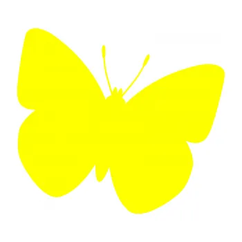 Samolepící dekorace Motýl 011 pravá (05 - žlutá citron) SAMOLEPKA NA AUTO, NÁLEPKA, FÓLIE, POLEP, TUNING, VLASTNÍ TEXT, TISK, AUTOSAMOLEPKY.cz, POLEPY, OBRÁZEK, LOGO, 3D STICKERS