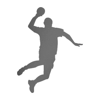 Samolepicí dekorace na vozidlo Házená 001 pravá hráč (41 - grafitová metalíza) SAMOLEPKA NA AUTO, NÁLEPKA, FÓLIE, POLEP, TUNING, VLASTNÍ TEXT, TISK, AUTOSAMOLEPKY.cz, POLEPY, OBRÁZEK, LOGO, 3D STICKERS