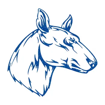 Polep vozidla SAMOLEPKA Pes 010 pravá (88 - Ultra Metalic modrá) NA AUTO, NÁLEPKA, FÓLIE, POLEP, TUNING, VLASTNÍ TEXT, TISK, AUTOSAMOLEPKY.cz, POLEPY, OBRÁZEK, LOGO, SAMOLEPKY