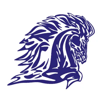 Samolepicí dekorace na vozidlo Animal flames 101 pravá kůň (22 - střední modrá) SAMOLEPKA NA AUTO, NÁLEPKA, FÓLIE, POLEP, TUNING, VLASTNÍ TEXT, TISK, AUTOSAMOLEPKY.cz, POLEPY, OBRÁZEK, LOGO, 3D STICKERS