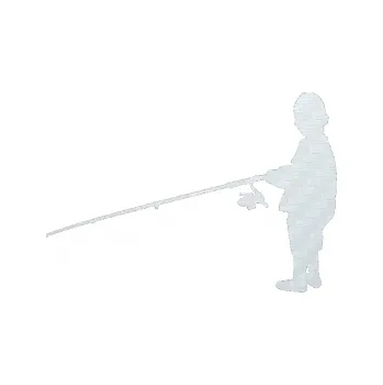 Polep vozidla SAMOLEPKA Rybář 009 levá (51 - 3D karbon bílý) NA AUTO, NÁLEPKA, FÓLIE, POLEP, TUNING, VLASTNÍ TEXT, TISK, AUTOSAMOLEPKY.cz, POLEPY, OBRÁZEK, LOGO, SAMOLEPKY