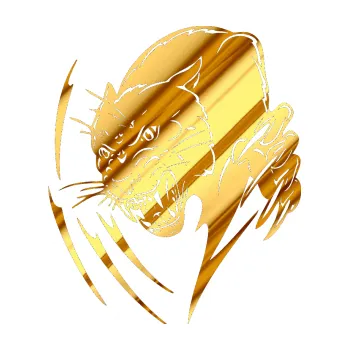 Polep vozidla SAMOLEPKA Predators 111 levá puma (81 - chrom fólie zlatá zrcadlová) NA AUTO, NÁLEPKA, FÓLIE, POLEP, TUNING, VLASTNÍ TEXT, TISK, AUTOSAMOLEPKY.cz, POLEPY, OBRÁZEK, LOGO, SAMOLEPKY