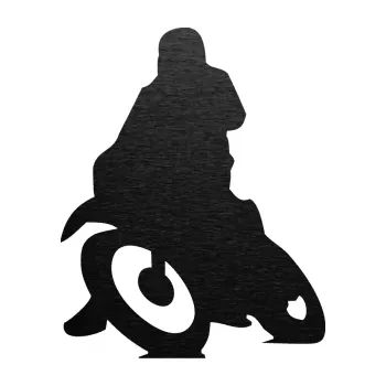 Samolepící dekorace SAMOLEPKA Motorka 002 levá silniční motorky (63 - škrábaný kov černý) NA AUTO, NÁLEPKA, FÓLIE, POLEP, TUNING, VLASTNÍ TEXT, TISK, AUTOSAMOLEPKY.cz, POLEPY, OBRÁZEK, LOGO, SAMOLEPKY