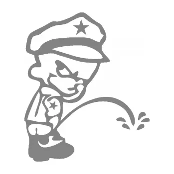 Samolepicí dekorace na vozidlo Boy čůrá 003 pravá (17 - šedá) SAMOLEPKA NA AUTO, NÁLEPKA, FÓLIE, POLEP, TUNING, VLASTNÍ TEXT, TISK, AUTOSAMOLEPKY.cz, POLEPY, OBRÁZEK, LOGO, 3D STICKERS