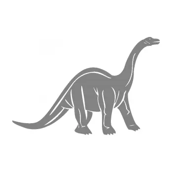 Samolepící dekorace SAMOLEPKA Brachiosaurus 003 pravá (17 - šedá) NA AUTO, NÁLEPKA, FÓLIE, POLEP, TUNING, VLASTNÍ TEXT, TISK, AUTOSAMOLEPKY.cz, POLEPY, OBRÁZEK, LOGO, SAMOLEPKY
