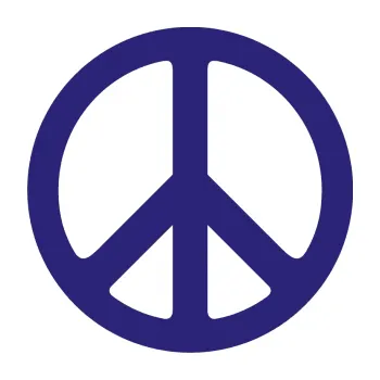 samolepka Hippies 001 (22 - střední modrá) SAMOLEPKA NA AUTO, NÁLEPKA, FÓLIE, POLEP, TUNING, VLASTNÍ TEXT, TISK, AUTOSAMOLEPKY.cz, POLEPY, OBRÁZEK, LOGO, 3D STICKERS