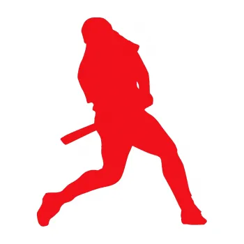 Samolepicí dekorace na vozidlo Baseball 010 pravá (10 - červená) SAMOLEPKA NA AUTO, NÁLEPKA, FÓLIE, POLEP, TUNING, VLASTNÍ TEXT, TISK, AUTOSAMOLEPKY.cz, POLEPY, OBRÁZEK, LOGO, 3D STICKERS