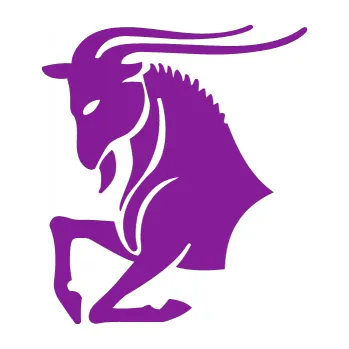 Samolepící dekorace Kozoroh 006 levá (14 - fialová) SAMOLEPKA NA AUTO, NÁLEPKA, FÓLIE, POLEP, TUNING, VLASTNÍ TEXT, TISK, AUTOSAMOLEPKY.cz, POLEPY, OBRÁZEK, LOGO, 3D STICKERS