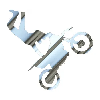 Samolepící dekorace SAMOLEPKA Motorka 008 pravá motokros freestyle (80 - chrom fólie stříbrná zrcadlová) NA AUTO, NÁLEPKA, FÓLIE, POLEP, TUNING, VLASTNÍ TEXT, TISK, AUTOSAMOLEPKY.cz, POLEPY, OBRÁZEK, LOGO, SAMOLEPKY