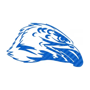 Samolepicí dekorace na vozidlo Predators 015 pravá (57 - 3D karbon modrý) SAMOLEPKA NA AUTO, NÁLEPKA, FÓLIE, POLEP, TUNING, VLASTNÍ TEXT, TISK, AUTOSAMOLEPKY.cz, POLEPY, OBRÁZEK, LOGO, 3D STICKERS