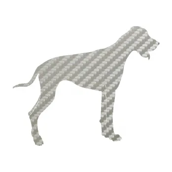 Autodoplněk Samolepka na auto Pes 086 pravá Doga (52 - 3D karbon stříbrný) NÁLEPKA, FÓLIE, POLEPY, TUNING, VLASTNÍ TEXT, TISK, AUTOSAMOLEPKY.cz, SAMOLEPKY, OBRÁZEK, LOGO, VÝROBA, PRODEJ