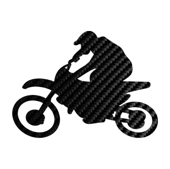 Samolepící dekorace SAMOLEPKA Motorka 031 levá motokros (50 - 3D karbon černý) NA AUTO, NÁLEPKA, FÓLIE, POLEP, TUNING, VLASTNÍ TEXT, TISK, AUTOSAMOLEPKY.cz, POLEPY, OBRÁZEK, LOGO, SAMOLEPKY