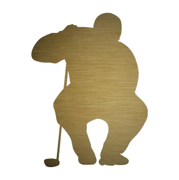 Polep vozidla SAMOLEPKA Golfista 006 levá (64 - škrábaný kov zlatý) NA AUTO, NÁLEPKA, FÓLIE, POLEP, TUNING, VLASTNÍ TEXT, TISK, AUTOSAMOLEPKY.cz, POLEPY, OBRÁZEK, LOGO, SAMOLEPKY