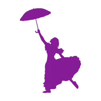 Polep vozidla SAMOLEPKA Dáma s deštníkem 001 pravá (14 - fialová) NA AUTO, NÁLEPKA, FÓLIE, POLEP, TUNING, VLASTNÍ TEXT, TISK, AUTOSAMOLEPKY.cz, POLEPY, OBRÁZEK, LOGO, SAMOLEPKY