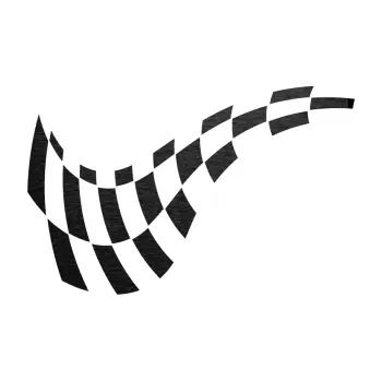 Autodoplněk Samolepka na auto Šachovnice 036 (63 - škrábaný kov černý) NÁLEPKA, FÓLIE, POLEPY, TUNING, VLASTNÍ TEXT, TISK, AUTOSAMOLEPKY.cz, SAMOLEPKY, OBRÁZEK, LOGO, VÝROBA, PRODEJ