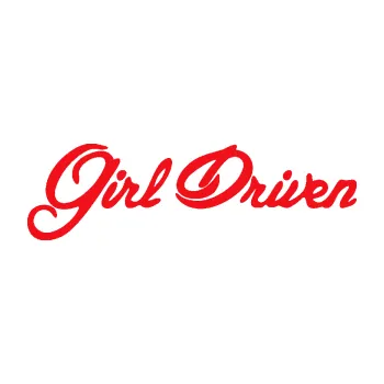 Polep vozidla SAMOLEPKA Girl driven (10 - červená) NA AUTO, NÁLEPKA, FÓLIE, POLEP, TUNING, VLASTNÍ TEXT, TISK, AUTOSAMOLEPKY.cz, POLEPY, OBRÁZEK, LOGO, SAMOLEPKY