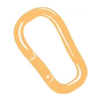 Samolepící dekorace Karabina 001 levá alpinismus (08 - béžová) SAMOLEPKA NA AUTO, NÁLEPKA, FÓLIE, POLEP, TUNING, VLASTNÍ TEXT, TISK, AUTOSAMOLEPKY.cz, POLEPY, OBRÁZEK, LOGO, 3D STICKERS