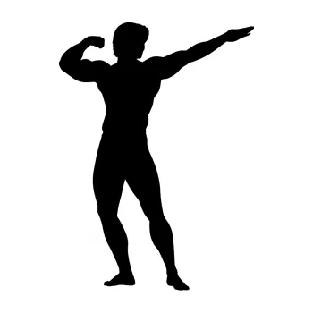 Polep vozidla Kulturista 006 pravá (01 - černá) SAMOLEPKA NA AUTO, NÁLEPKA, FÓLIE, POLEP, TUNING, VLASTNÍ TEXT, TISK, AUTOSAMOLEPKY.cz, POLEPY, OBRÁZEK, LOGO, 3D STICKERS