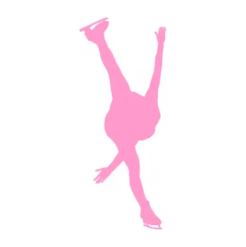 Polep vozidla SAMOLEPKA Krasobruslení 005 pravá krasobruslařka (24 - světle růžová) NA AUTO, NÁLEPKA, FÓLIE, POLEP, TUNING, VLASTNÍ TEXT, TISK, AUTOSAMOLEPKY.cz, POLEPY, OBRÁZEK, LOGO, SAMOLEPKY