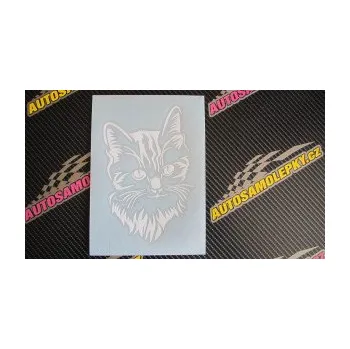 Samolepící dekorace SAMOLEPKA Kočka 018 pravá (17 - šedá) NA AUTO, NÁLEPKA, FÓLIE, POLEP, TUNING, VLASTNÍ TEXT, TISK, AUTOSAMOLEPKY.cz, POLEPY, OBRÁZEK, LOGO, SAMOLEPKY