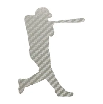 Samolepicí dekorace na vozidlo Baseball 009 pravá (52 - 3D karbon stříbrný) SAMOLEPKA NA AUTO, NÁLEPKA, FÓLIE, POLEP, TUNING, VLASTNÍ TEXT, TISK, AUTOSAMOLEPKY.cz, POLEPY, OBRÁZEK, LOGO, 3D STICKERS