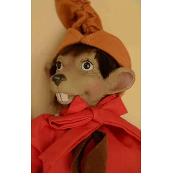 Panenka Červený myšák - Elfové od firmy Lamagik (Výška 38 cm)