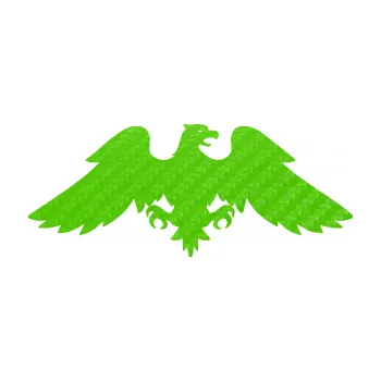 Samolepící dekorace SAMOLEPKA Orlice 002 pravá (58 - 3D karbon zelený kawasaki) NA AUTO, NÁLEPKA, FÓLIE, POLEP, TUNING, VLASTNÍ TEXT, TISK, AUTOSAMOLEPKY.cz, POLEPY, OBRÁZEK, LOGO, SAMOLEPKY