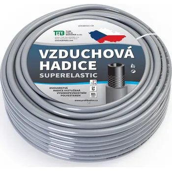 Příslušenství ke kompresoru TUBI Hadice na vzduch superelastic 9x15 mm - 1m