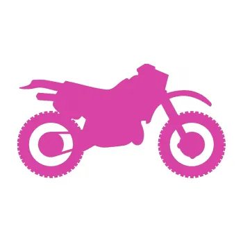 Samolepící dekorace SAMOLEPKA Motorka 003 pravá (16 - růžová) NA AUTO, NÁLEPKA, FÓLIE, POLEP, TUNING, VLASTNÍ TEXT, TISK, AUTOSAMOLEPKY.cz, POLEPY, OBRÁZEK, LOGO, SAMOLEPKY