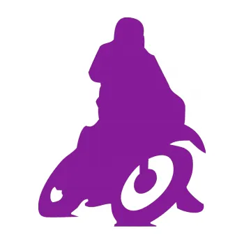 Samolepící dekorace Motorka 002 pravá silniční motorky (14 - fialová) SAMOLEPKA NA AUTO, NÁLEPKA, FÓLIE, POLEP, TUNING, VLASTNÍ TEXT, TISK, AUTOSAMOLEPKY.cz, POLEPY, OBRÁZEK, LOGO, 3D STICKERS