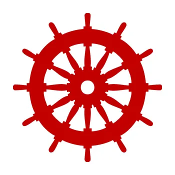 Autodoplněk Samolepka na auto Kormidelní kolo (18 - tmavě červená) NÁLEPKA, FÓLIE, POLEPY, TUNING, VLASTNÍ TEXT, TISK, AUTOSAMOLEPKY.cz, SAMOLEPKY, OBRÁZEK, LOGO, VÝROBA, PRODEJ