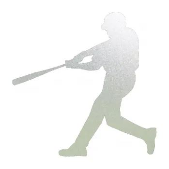 Samolepicí dekorace na vozidlo Baseball 014 levá (60 - pískované sklo) SAMOLEPKA NA AUTO, NÁLEPKA, FÓLIE, POLEP, TUNING, VLASTNÍ TEXT, TISK, AUTOSAMOLEPKY.cz, POLEPY, OBRÁZEK, LOGO, 3D STICKERS