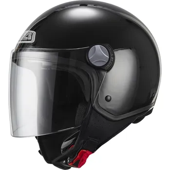 Helma na motorku Otevřená přilba NZI CAPITAL DUO lesklá černá Velikost: XXL