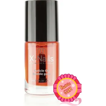 Výživa nehtů X-NAILS Cuticle Oil - výživný nehtový olejíček 5 ml - BUBBLE GUM (Cuticle oil Bubble Gum – výživný nehtový olejíček s vůní žvýkačky)