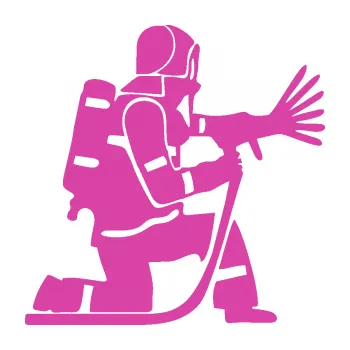 Samolepící dekorace SAMOLEPKA Hasič 007 pravá (16 - růžová) NA AUTO, NÁLEPKA, FÓLIE, POLEP, TUNING, VLASTNÍ TEXT, TISK, AUTOSAMOLEPKY.cz, POLEPY, OBRÁZEK, LOGO, SAMOLEPKY