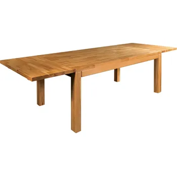 ST170-160+2x45 dřevěný rozkládací jídelní stůl z buku Drewmax (Rozkládací stůl z buku)
