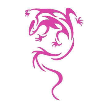 Samolepící dekorace SAMOLEPKA Ještěrka 008 levá (16 - růžová) NA AUTO, NÁLEPKA, FÓLIE, POLEP, TUNING, VLASTNÍ TEXT, TISK, AUTOSAMOLEPKY.cz, POLEPY, OBRÁZEK, LOGO, SAMOLEPKY