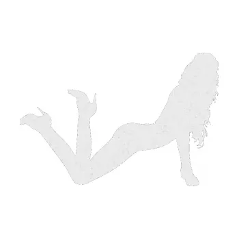 Polep vozidla Erotická žena 030 pravá (84 - Ultra Metalic bílá) SAMOLEPKA NA AUTO, NÁLEPKA, FÓLIE, POLEP, TUNING, VLASTNÍ TEXT, TISK, AUTOSAMOLEPKY.cz, POLEPY, OBRÁZEK, LOGO, 3D STICKERS