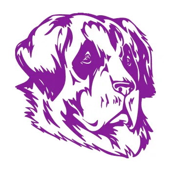 Polep vozidla SAMOLEPKA Pes 042 pravá (14 - fialová) NA AUTO, NÁLEPKA, FÓLIE, POLEP, TUNING, VLASTNÍ TEXT, TISK, AUTOSAMOLEPKY.cz, POLEPY, OBRÁZEK, LOGO, SAMOLEPKY