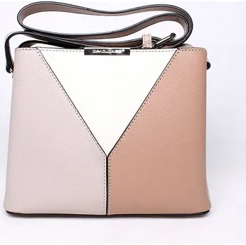 Tříoddílová šedá crossbody kabelka David Jones 6510-1