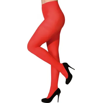 Karnevalový kostým Dámské punčochy - Červené XXL/XXXL