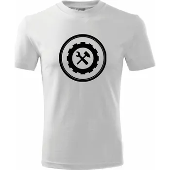 Pánské tričko STRIKER Tričko 142.prapor oprav Klatovy Barva: Bílá, Velikost: XXL