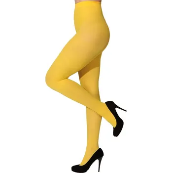 Karnevalový kostým Dámské punčochy - Žluté S/M