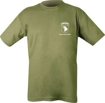 Pánské tričko Kombat Airborne Tour triko s potiskem zelené L