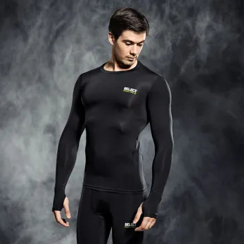 Pánské tričko Kompresní triko Select Compression T-shirt L/S 6902 černá Velikost: S