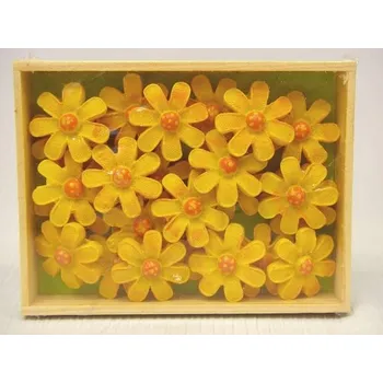 Poštovní schránka Květ kopretiny k dekoraci - 24 ks